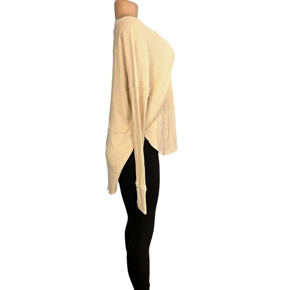 Free People Montery Thermal Top Cream - Picture 5 of 9